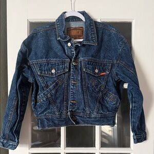 Jordache cropped Indigo Blue Denim Jacket